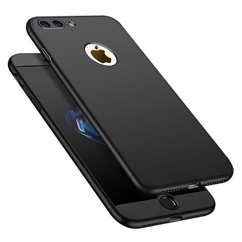 Custodia Plastica Rigida Cover Opaca Fronte e Retro 360 Gradi M01 per Apple iPhone 8 Plus Nero