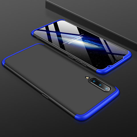 Custodia Plastica Rigida Cover Opaca Fronte e Retro 360 Gradi M01 per Xiaomi Mi 9 Lite Blu e Nero