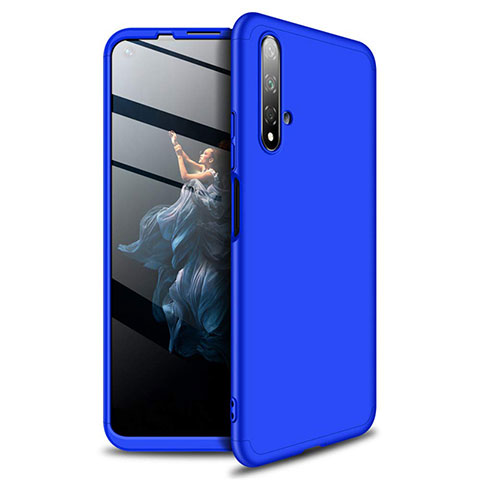 Custodia Plastica Rigida Cover Opaca Fronte e Retro 360 Gradi P02 per Huawei Honor 20S Blu