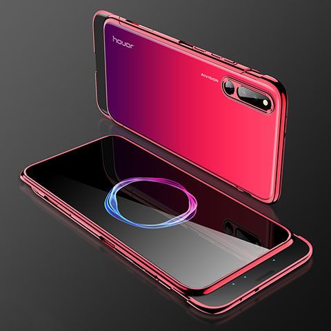 Custodia Plastica Rigida Cover Opaca Fronte e Retro 360 Gradi per Huawei Honor Magic 2 Rosso