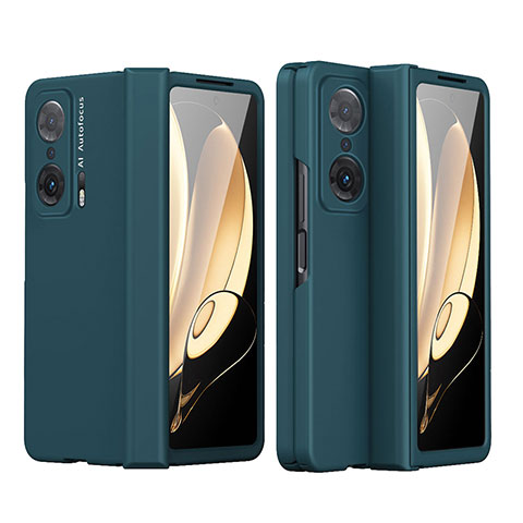 Custodia Plastica Rigida Cover Opaca Fronte e Retro 360 Gradi per Huawei Honor Magic V 5G Verde