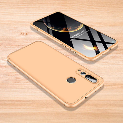 Custodia Plastica Rigida Cover Opaca Fronte e Retro 360 Gradi per Huawei Nova 4 Oro