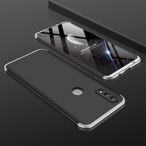 Custodia Plastica Rigida Cover Opaca Fronte e Retro 360 Gradi per Huawei Nova Lite 3 Argento