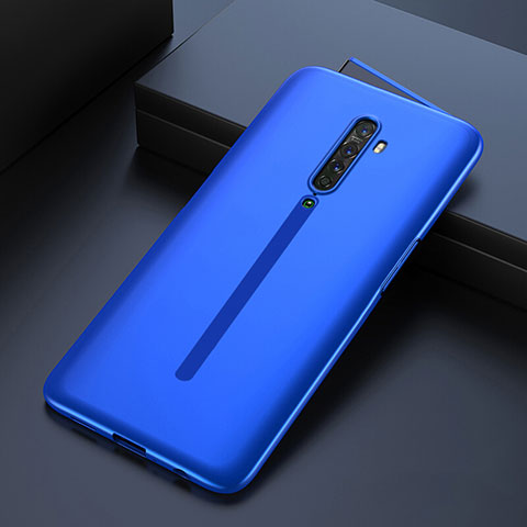 Custodia Plastica Rigida Cover Opaca Fronte e Retro 360 Gradi per Oppo Reno2 Blu