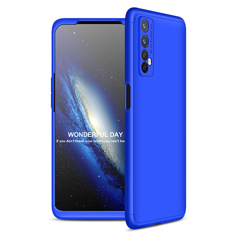 Custodia Plastica Rigida Cover Opaca Fronte e Retro 360 Gradi per Realme Narzo 20 Pro Blu