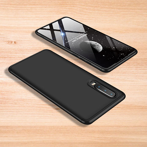 Custodia Plastica Rigida Cover Opaca Fronte e Retro 360 Gradi per Xiaomi Mi 9 Lite Nero