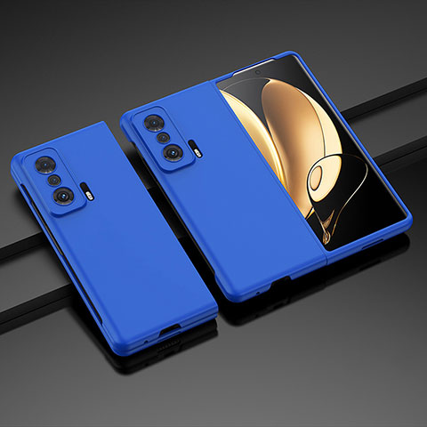 Custodia Plastica Rigida Cover Opaca Fronte e Retro 360 Gradi QH1 per Huawei Honor Magic V 5G Blu