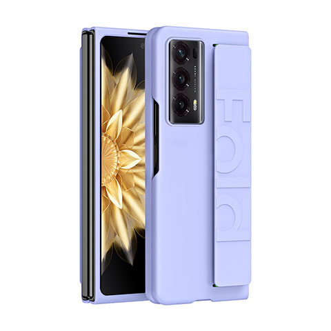 Custodia Plastica Rigida Cover Opaca Fronte e Retro 360 Gradi SD1 per Huawei Honor Magic V2 5G Viola