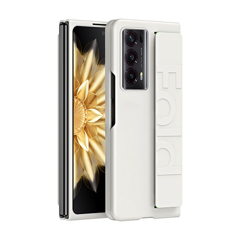 Custodia Plastica Rigida Cover Opaca Fronte e Retro 360 Gradi SD1 per Huawei Honor Magic V2 Ultimate 5G Bianco