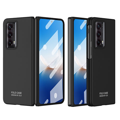 Custodia Plastica Rigida Cover Opaca Fronte e Retro 360 Gradi ZL5 per Huawei Honor Magic Vs2 5G Nero