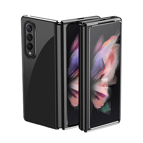 Custodia Plastica Rigida Cover Opaca L01 per Samsung Galaxy Z Fold4 5G Nero