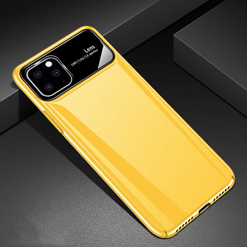 Custodia Plastica Rigida Cover Opaca M01 per Apple iPhone 11 Pro Max Giallo