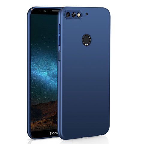 Custodia Plastica Rigida Cover Opaca M01 per Huawei Honor 7C Blu