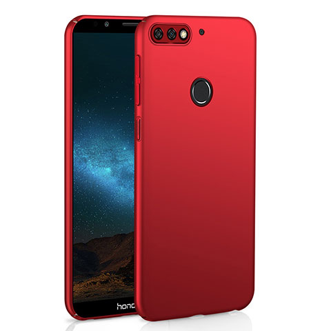 Custodia Plastica Rigida Cover Opaca M01 per Huawei Honor 7C Rosso