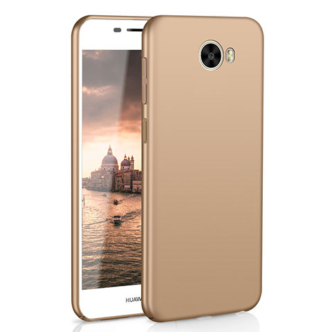 Custodia Plastica Rigida Cover Opaca M01 per Huawei Honor Play 5 Oro