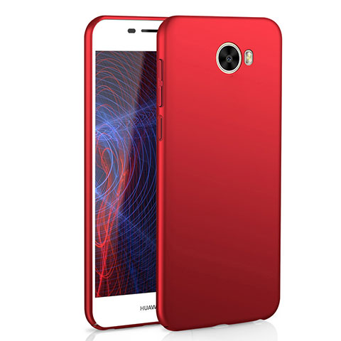 Custodia Plastica Rigida Cover Opaca M01 per Huawei Honor Play 5 Rosso