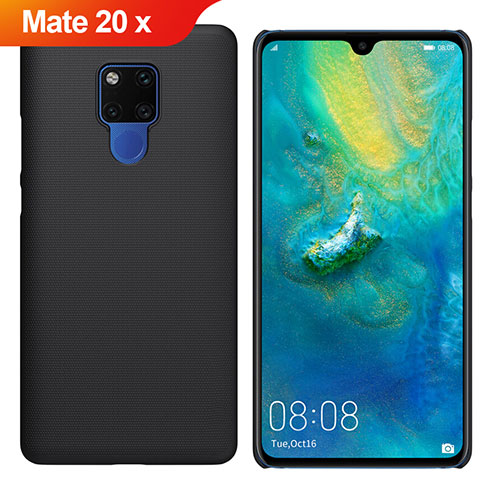 Custodia Plastica Rigida Cover Opaca M01 per Huawei Mate 20 X Nero