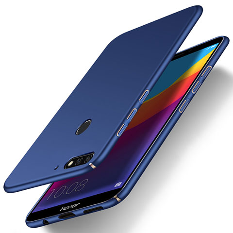 Custodia Plastica Rigida Cover Opaca M01 per Huawei Y6 (2018) Blu