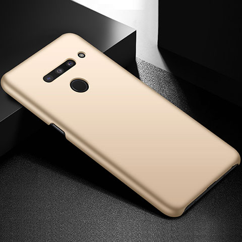 Custodia Plastica Rigida Cover Opaca M01 per LG V50 ThinQ 5G Oro