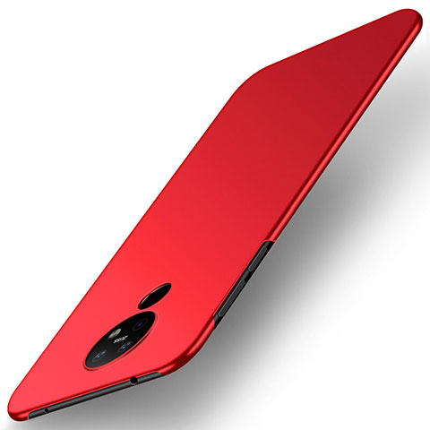 Custodia Plastica Rigida Cover Opaca M01 per Nokia 6.2 Rosso