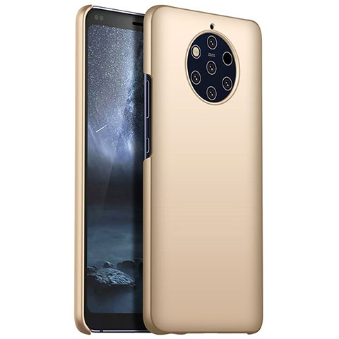 Custodia Plastica Rigida Cover Opaca M01 per Nokia 9 PureView Oro