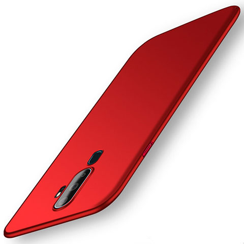 Custodia Plastica Rigida Cover Opaca M01 per Oppo A11X Rosso