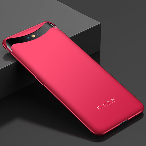 Custodia Plastica Rigida Cover Opaca M01 per Oppo Find X Super Flash Edition Rosso