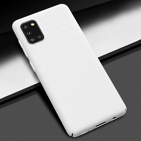 Custodia Plastica Rigida Cover Opaca M01 per Samsung Galaxy A31 Bianco