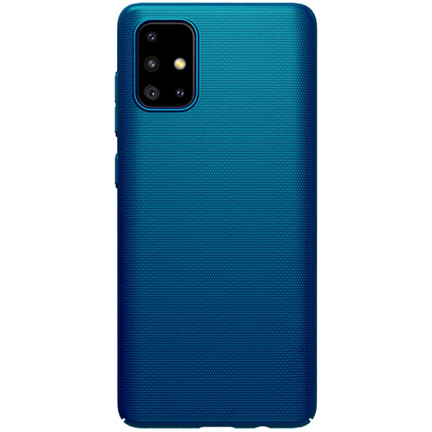 Custodia Plastica Rigida Cover Opaca M01 per Samsung Galaxy A71 5G Blu