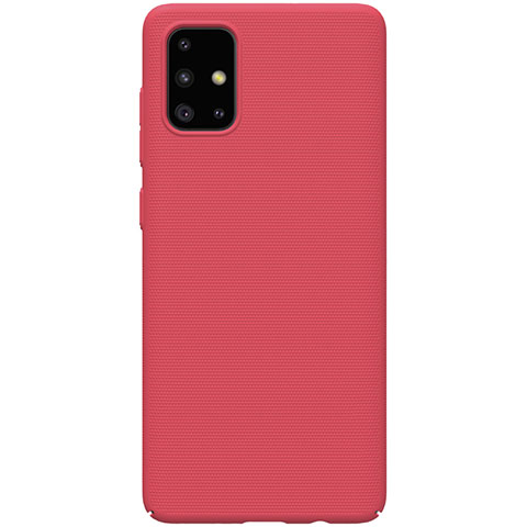 Custodia Plastica Rigida Cover Opaca M01 per Samsung Galaxy A71 5G Rosso