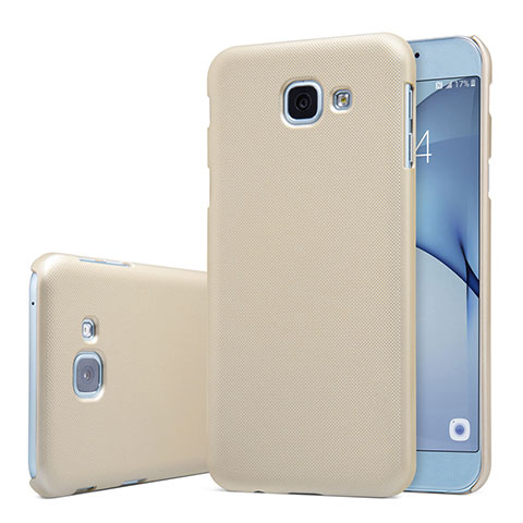 Custodia Plastica Rigida Cover Opaca M01 per Samsung Galaxy A8 (2016) A8100 A810F Oro