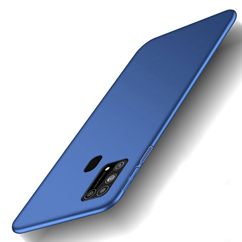 Custodia Plastica Rigida Cover Opaca M01 per Samsung Galaxy M21s Blu