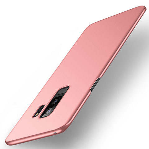 Custodia Plastica Rigida Cover Opaca M01 per Samsung Galaxy S9 Plus Oro Rosa