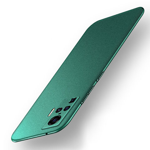 Custodia Plastica Rigida Cover Opaca M01 per Vivo X50 Pro 5G Verde