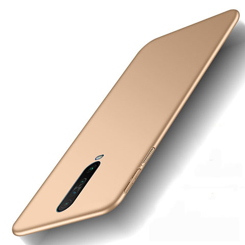 Custodia Plastica Rigida Cover Opaca M01 per Xiaomi Redmi K30 4G Oro