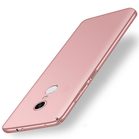 Custodia Plastica Rigida Cover Opaca M01 per Xiaomi Redmi Note 5 Indian Version Oro Rosa