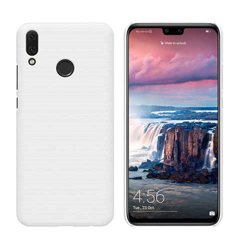 Custodia Plastica Rigida Cover Opaca M02 per Huawei Enjoy 9 Plus Bianco