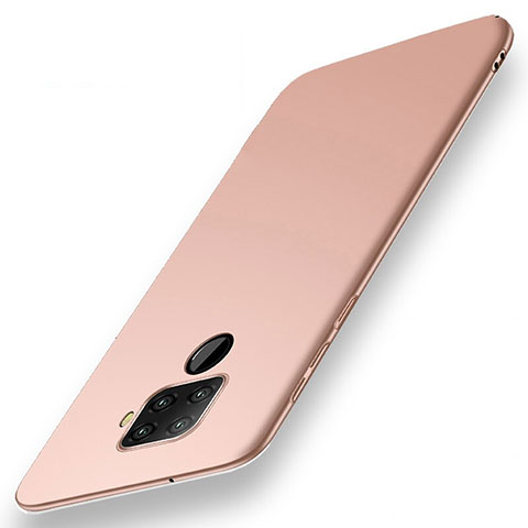 Custodia Plastica Rigida Cover Opaca M02 per Huawei Nova 5i Pro Oro Rosa