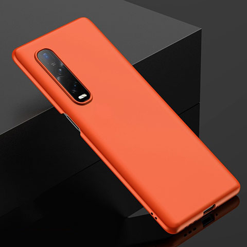 Custodia Plastica Rigida Cover Opaca M02 per Oppo Find X2 Pro Arancione