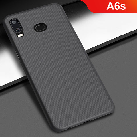 Custodia Plastica Rigida Cover Opaca M02 per Samsung Galaxy A6s Nero