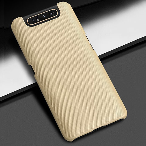 Custodia Plastica Rigida Cover Opaca M02 per Samsung Galaxy A90 4G Oro