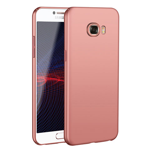 Custodia Plastica Rigida Cover Opaca M02 per Samsung Galaxy C5 SM-C5000 Oro Rosa