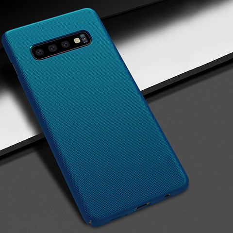 Custodia Plastica Rigida Cover Opaca M02 per Samsung Galaxy S10 Blu