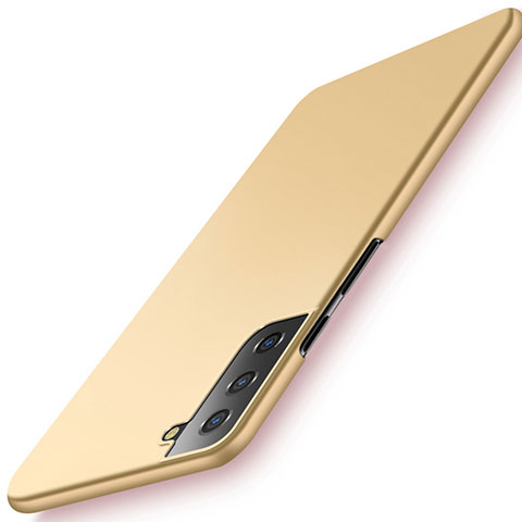 Custodia Plastica Rigida Cover Opaca M02 per Samsung Galaxy S21 5G Oro