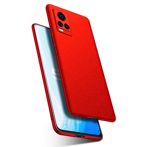 Custodia Plastica Rigida Cover Opaca M02 per Vivo V20 Pro 5G Rosso