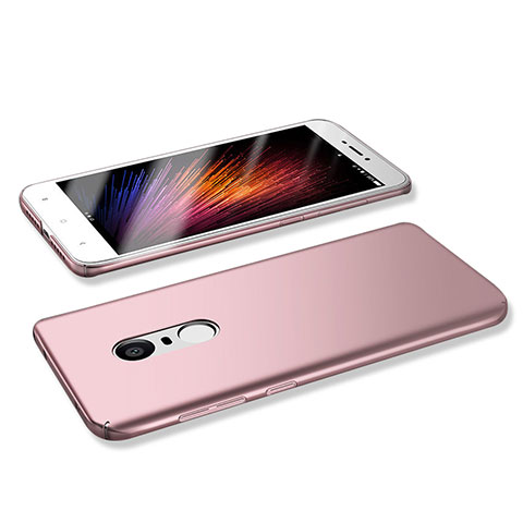 Custodia Plastica Rigida Cover Opaca M02 per Xiaomi Redmi Note 4 Standard Edition Oro Rosa