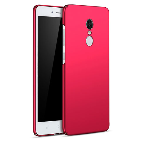 Custodia Plastica Rigida Cover Opaca M02 per Xiaomi Redmi Note 4X High Edition Rosso