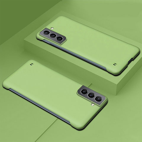 Custodia Plastica Rigida Cover Opaca M03 per Samsung Galaxy S21 Plus 5G Verde Pastello