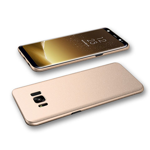 Custodia Plastica Rigida Cover Opaca M03 per Samsung Galaxy S8 Oro