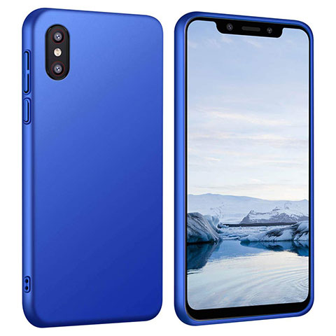 Custodia Plastica Rigida Cover Opaca M03 per Xiaomi Mi 8 Pro Global Version Blu